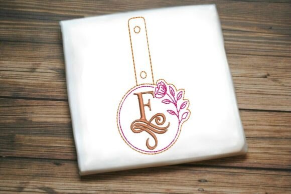 Floral Monogram Keychain F ITH Review