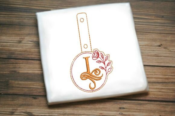 Floral Monogram Keychain I ITH Review