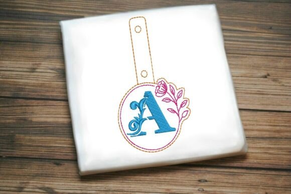 Floral Monogram Keychain ITH Review