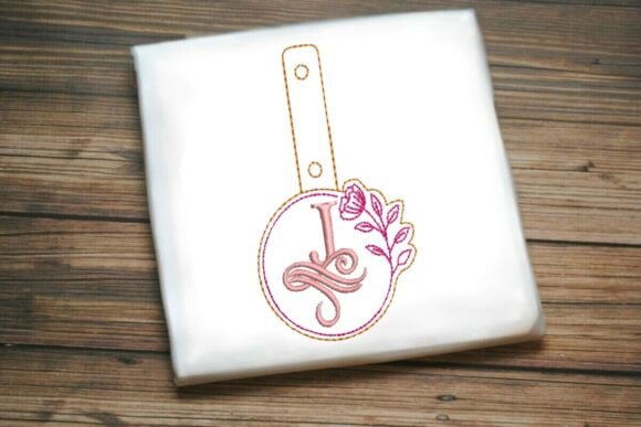 Floral Monogram Keychain J ITH: Holiday Review