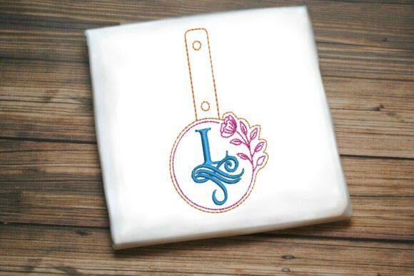 Floral Monogram Keychain L ITH: Business Review