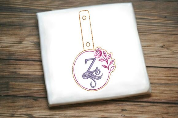 Floral Monogram Keychain Z ITH Design Review