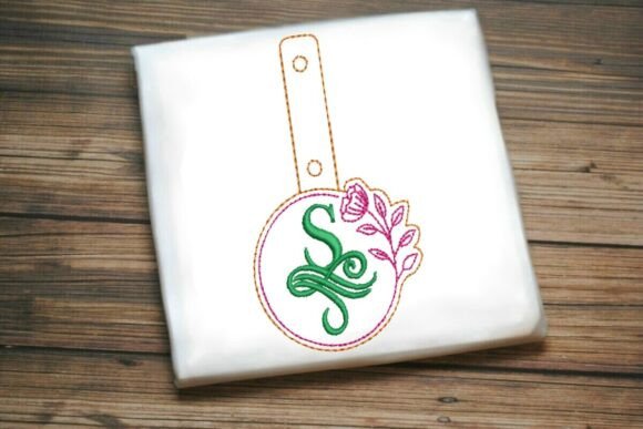 Floral Monogram Letter S ITH: Holiday Review