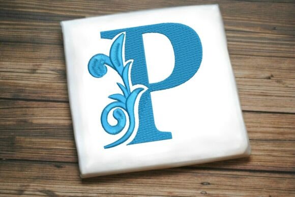 Flourished Leaf Monogram P: A Designer Review