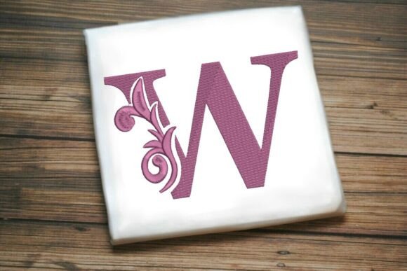 Flourished Leaf Monogram W: A Designer's Review