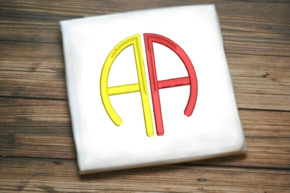 Geometric Split Letter Monogram A Review