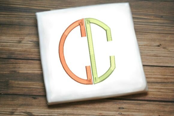 Geometric Split Letter Monogram C Review