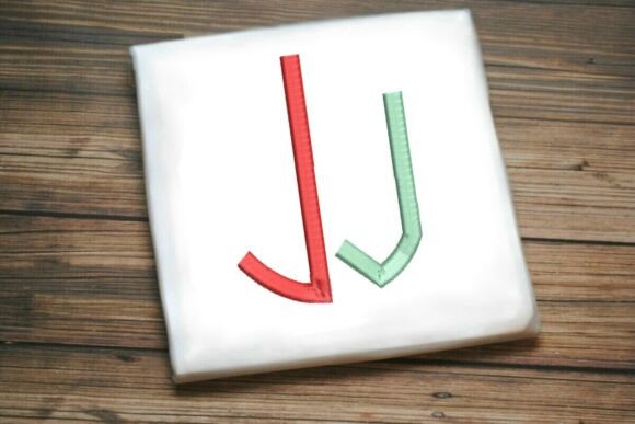 Geometric Split Letter Monogram J Review