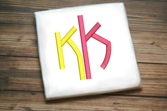 Geometric Split Letter Monogram K Review