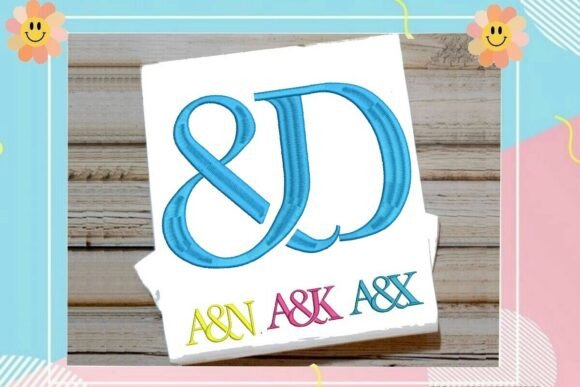 Interlocking Ampersand Letter D Monogram Review