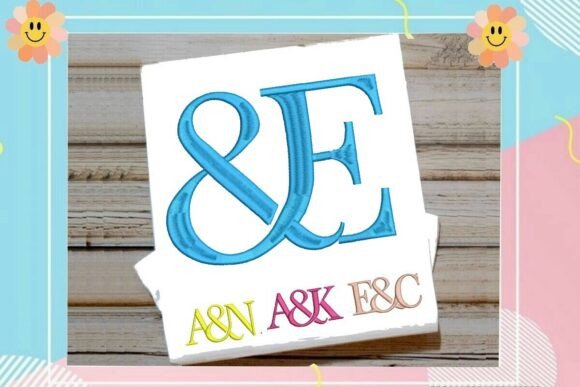 Interlocking Ampersand Letter E Monogram Review