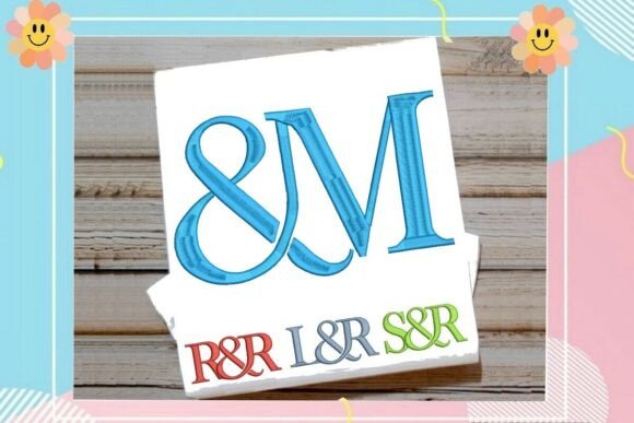 Interlocking Ampersand Letter M Monogram Review