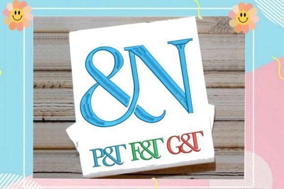 Interlocking Ampersand Letter N Monogram Review