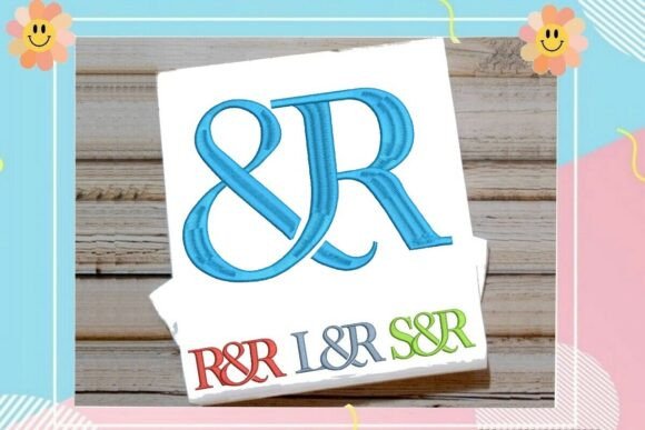 Interlocking Ampersand Letter R Monogram Review