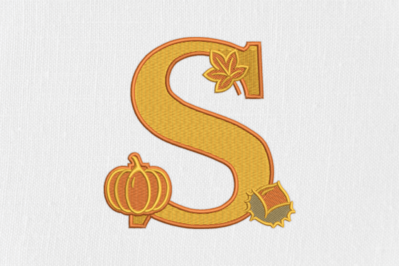 Letter S Autumn Monogram: A Business Design Review