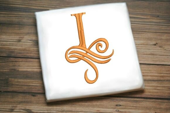 Oceanic Flourish Monogram I: A Designer’s Stitch Test