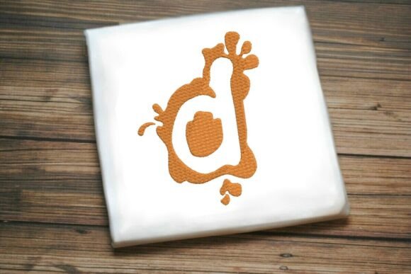 Paint Splash Monogram d: Bold Sweatshirt Design