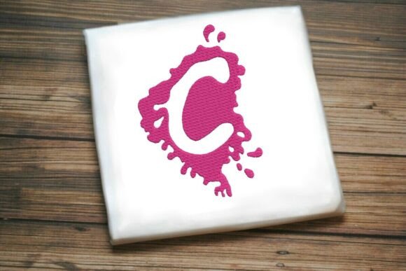 Paint Splash Uppercase Monogram C Review