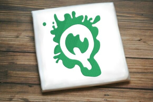 Paint Splash Uppercase Monogram Q Review