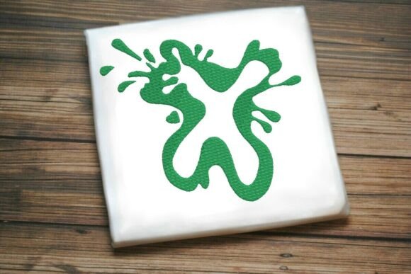 Paint Splash Uppercase Monogram X Review