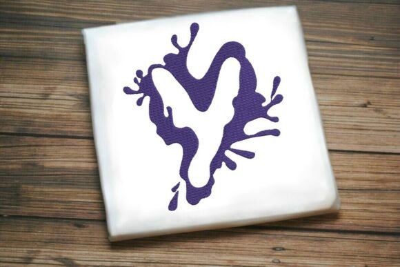 Paint Splash Uppercase Monogram Y Review